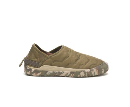 Caterpillar CAT Crossover Slip On Vrijetijdsschoenen Dames Donkerolijfgroen | CAT-766KO