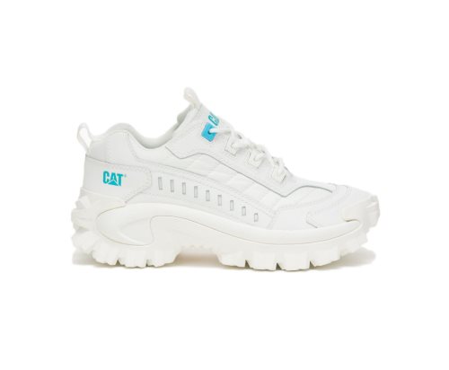 Caterpillar CAT Intruder Shoe Vrijetijdsschoenen Dames Wit Blauw | CAT-849AH