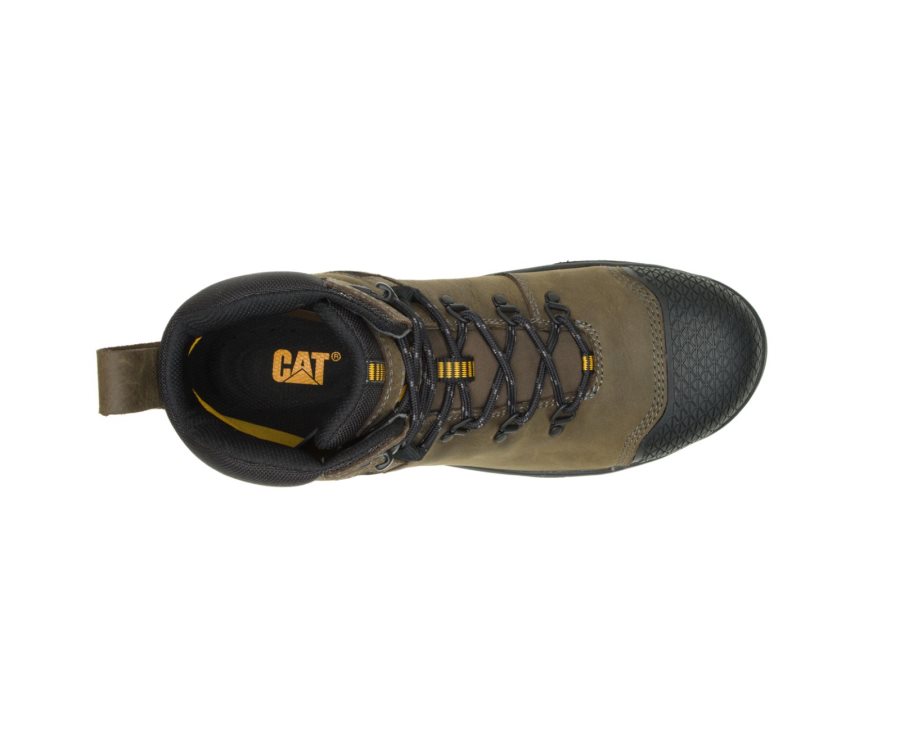 Caterpillar CAT Accomplice X Waterdichte Steel Neus Werklaarzen Heren Olijfgroen Zwart | CAT-549JO