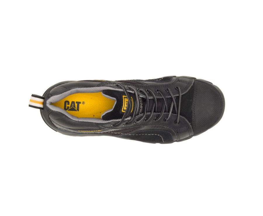 Caterpillar CAT Argon Composite Neus Werkschoenen Heren Zwart | CAT-974HS