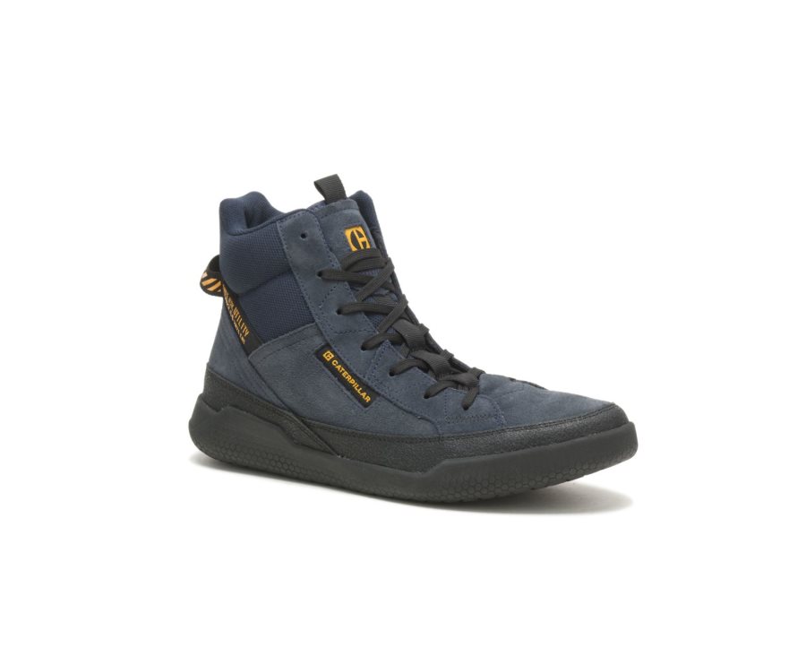 Caterpillar CAT CODE Hex Hi Utility Sneakers Dames Donkerblauw | CAT-219KT