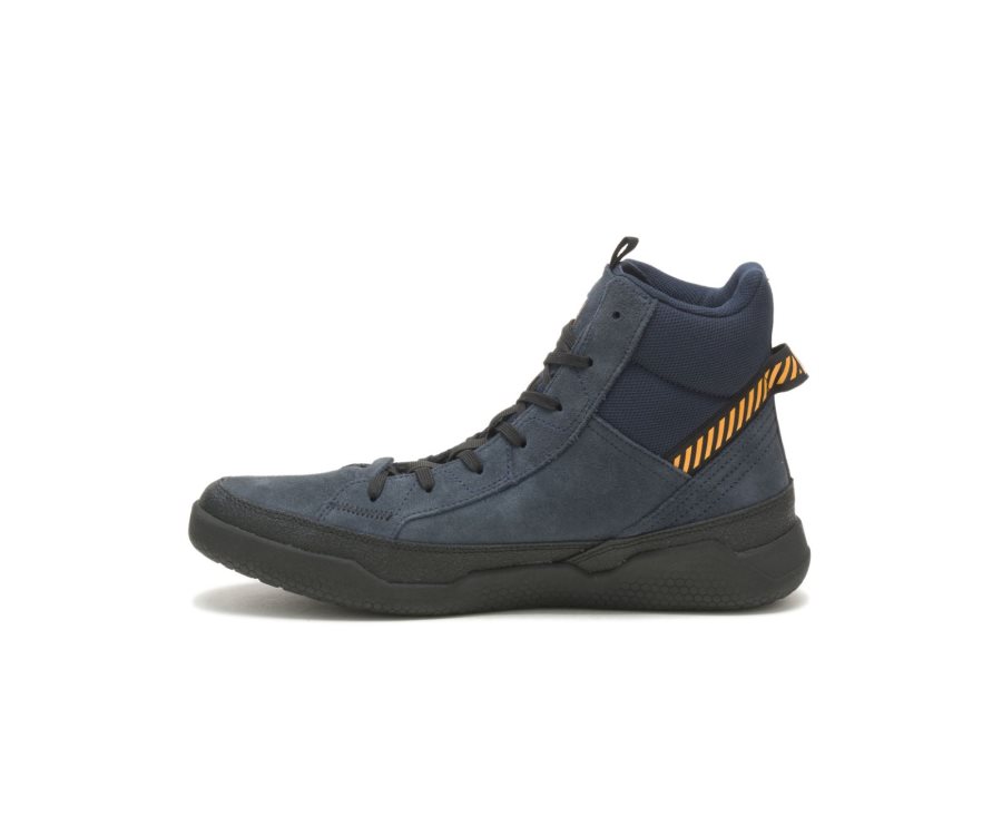 Caterpillar CAT CODE Hex Hi Utility Sneakers Heren Donkerblauw | CAT-724CM