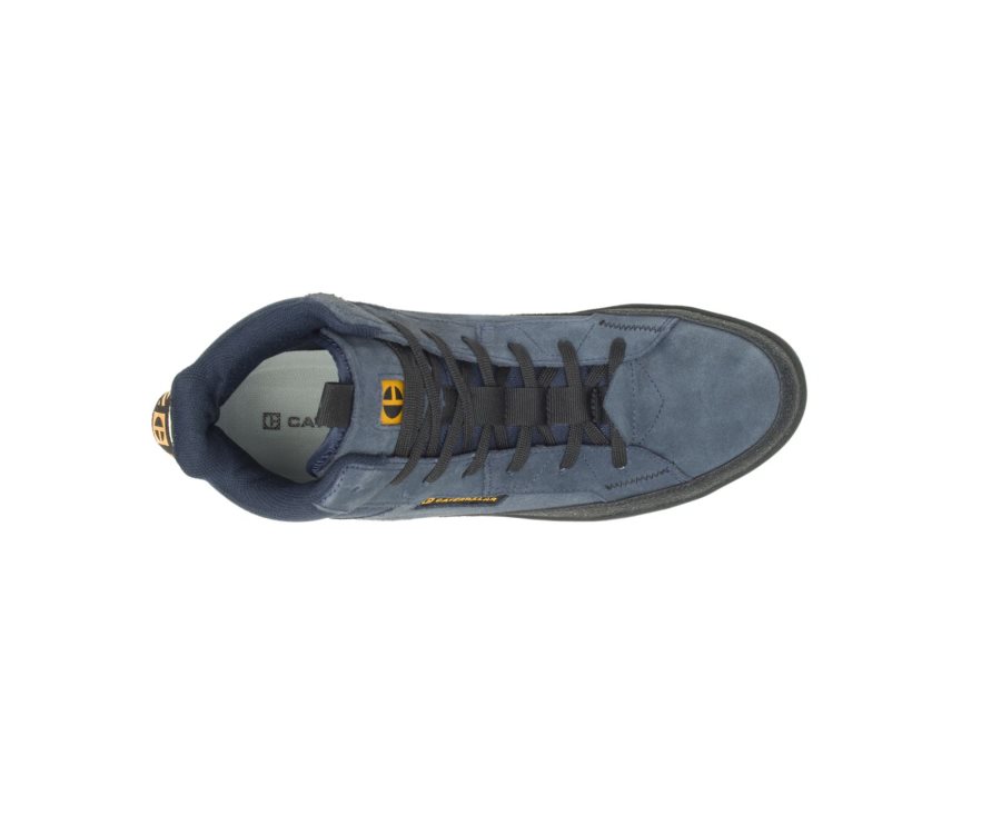 Caterpillar CAT CODE Hex Hi Utility Sneakers Heren Donkerblauw | CAT-724CM