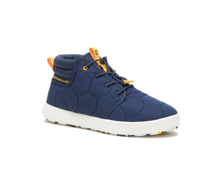 Caterpillar CAT CODE Scout Mid Sneakers Dames Blauw | CAT-140TG