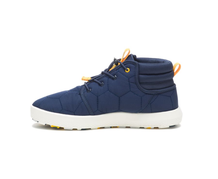 Caterpillar CAT CODE Scout Mid Sneakers Dames Blauw | CAT-140TG