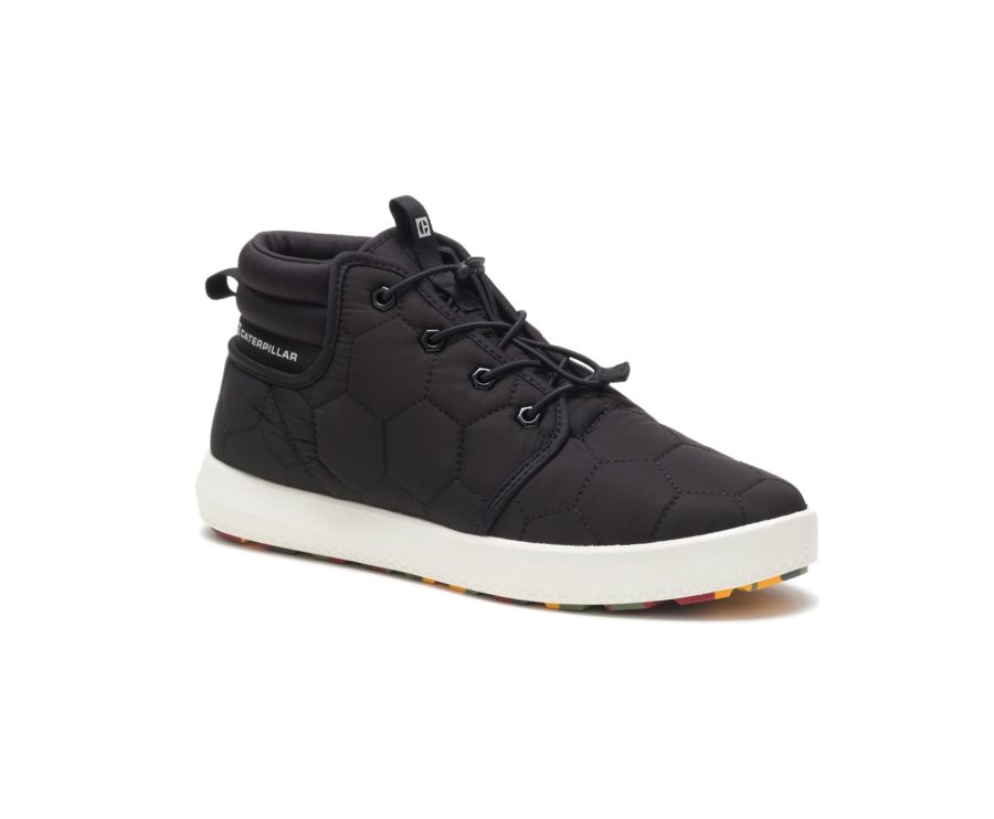 Caterpillar CAT CODE Scout Mid Sneakers Heren Zwart | CAT-254EO