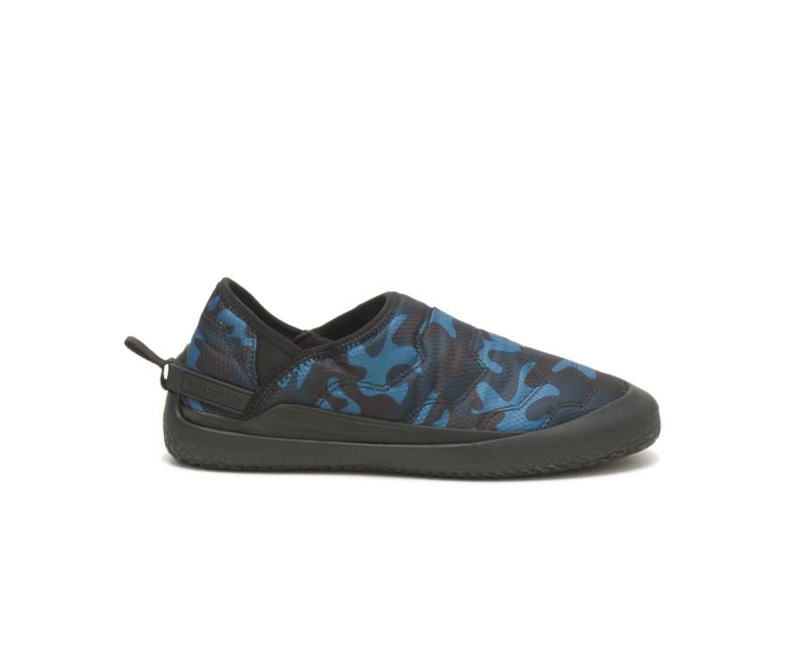 Caterpillar CAT Crossover Slip On Vrijetijdsschoenen Dames Blauw Camo | CAT-775KO