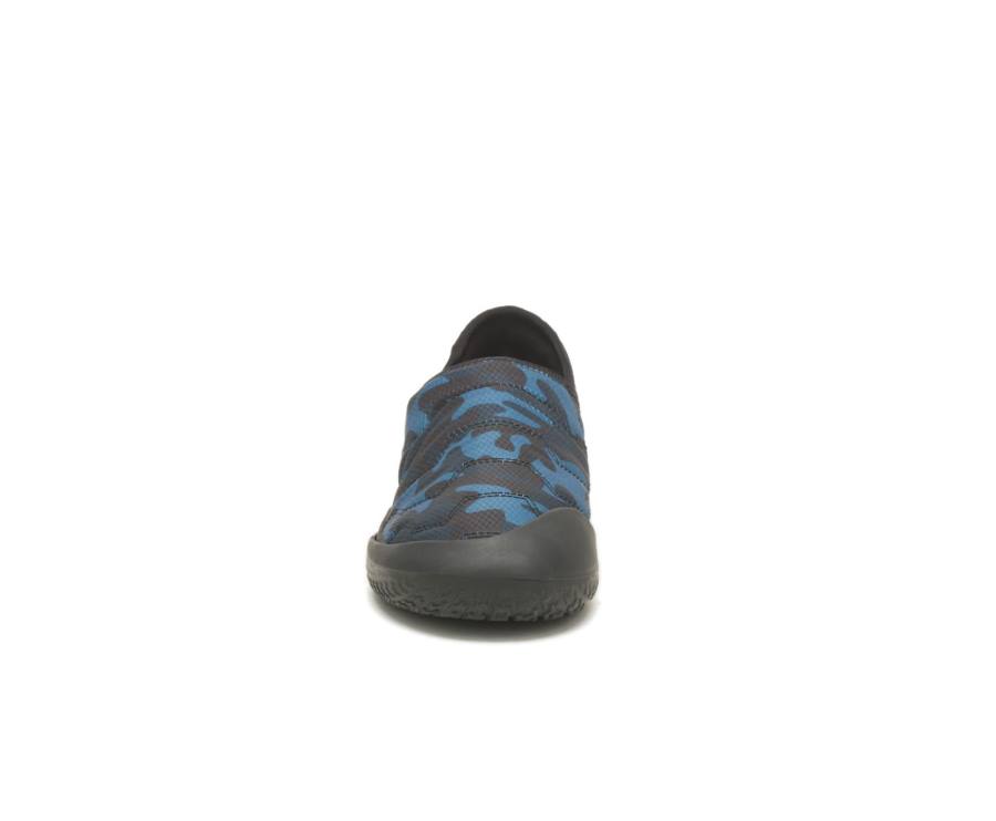 Caterpillar CAT Crossover Slip On Vrijetijdsschoenen Heren Blauw Camo | CAT-838KO