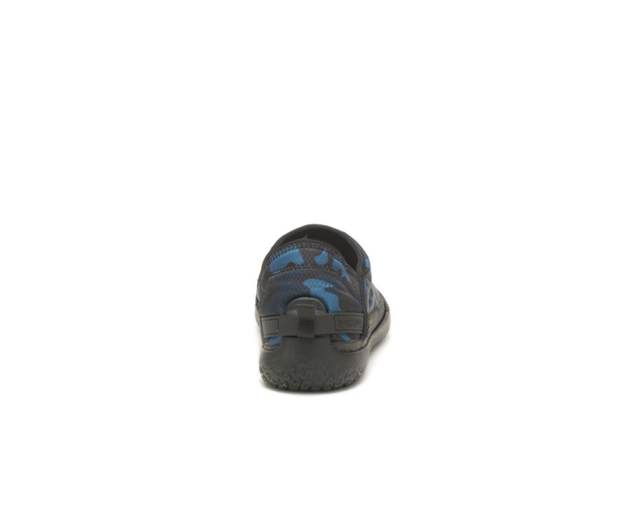 Caterpillar CAT Crossover Slip On Vrijetijdsschoenen Heren Blauw Camo | CAT-838KO