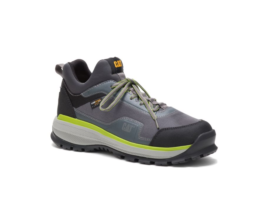 Caterpillar CAT Engage Alloy Neus Sneakers Heren Donkergrijs | CAT-439QX