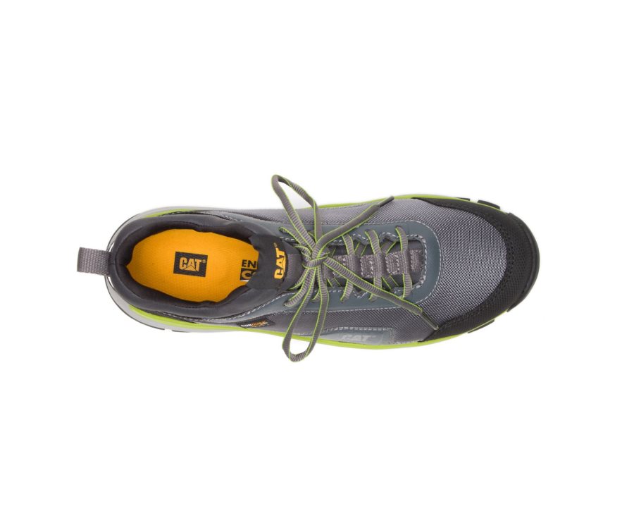 Caterpillar CAT Engage Alloy Neus Sneakers Heren Donkergrijs | CAT-439QX