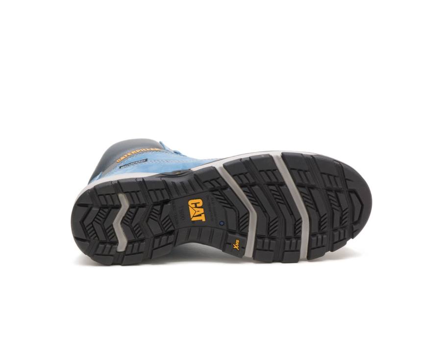 Caterpillar CAT Excavator Superlite Waterdichte Carbon Composite Neus Werklaarzen Dames Blauw | CAT-744KO