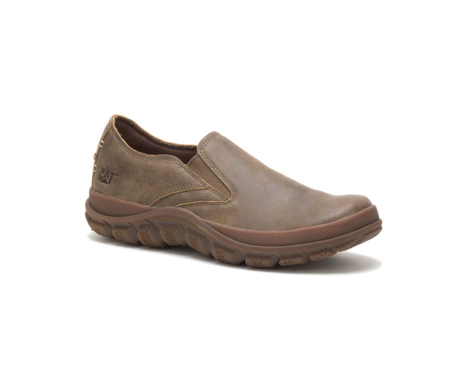 Caterpillar CAT Fused Slip On Shoe Sneakers Heren Bruin Groen | CAT-873MY