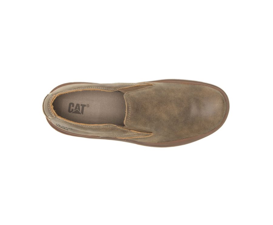 Caterpillar CAT Fused Slip On Shoe Sneakers Heren Bruin Groen | CAT-873MY