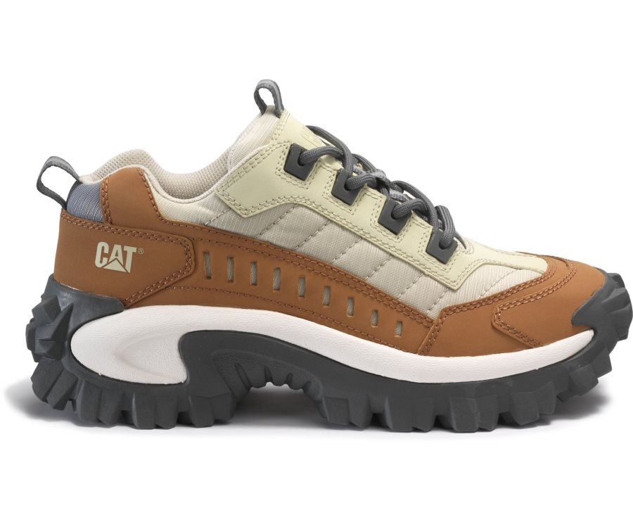 Caterpillar CAT Intruder Shoe Vrijetijdsschoenen Heren Bruin Beige | CAT-183YQ