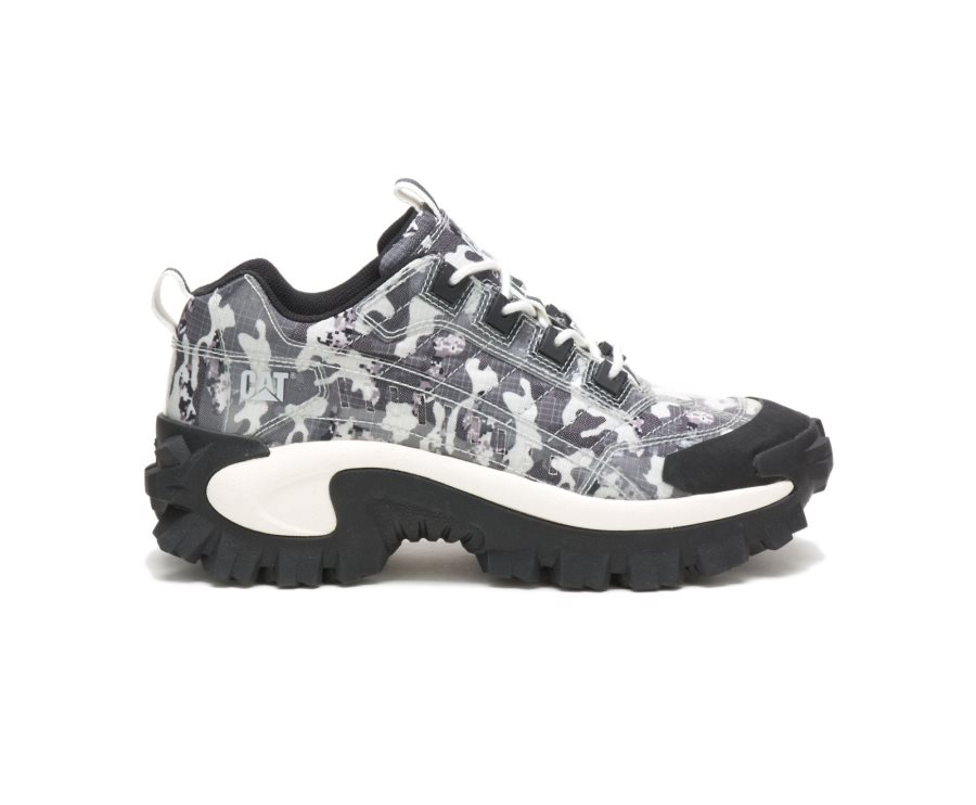 Caterpillar CAT Intruder Shoe Vrijetijdsschoenen Dames Zwart Camo | CAT-364VY