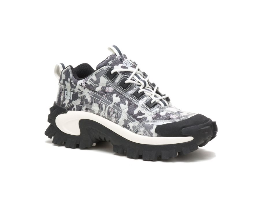 Caterpillar CAT Intruder Shoe Vrijetijdsschoenen Heren Zwart Camo | CAT-491CE