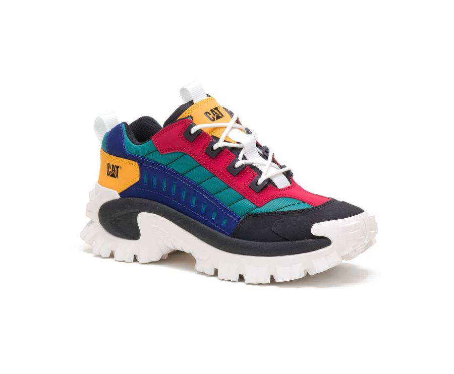 Caterpillar CAT Intruder Shoe Vrijetijdsschoenen Heren Zwart Gekleurd | CAT-734LQ