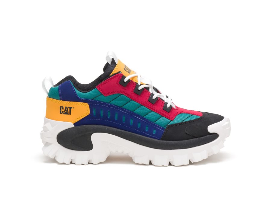 Caterpillar CAT Intruder Shoe Vrijetijdsschoenen Heren Zwart Gekleurd | CAT-734LQ