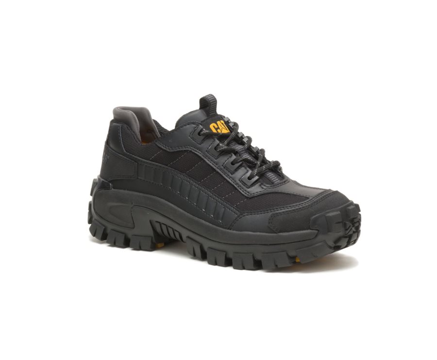 Caterpillar CAT Invader Steel Neus Werkschoenen Heren Zwart | CAT-413SB