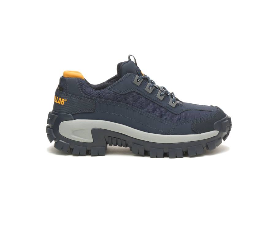 Caterpillar CAT Invader Steel Neus Werkschoenen Heren Donkerblauw | CAT-806KO