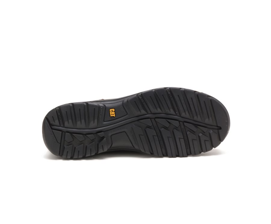 Caterpillar CAT Outline Slip-On Steel Neus Vrijetijdsschoenen Heren Bruin | CAT-975DP