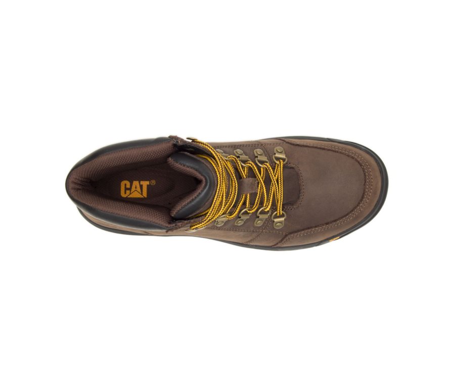 Caterpillar CAT Outline Werklaarzen Heren Bruin | CAT-481QZ