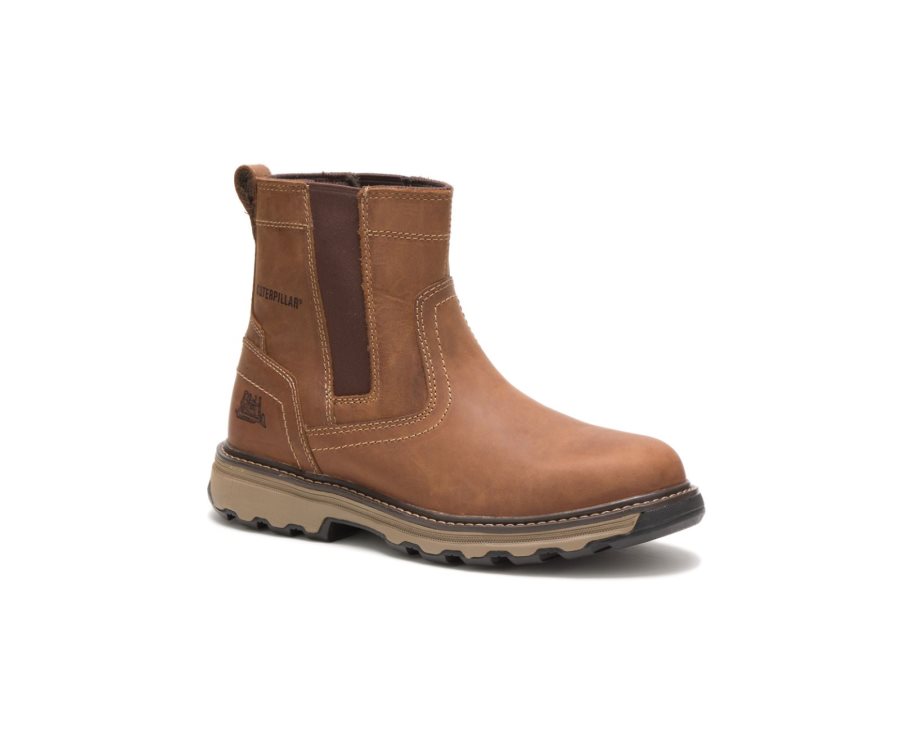 Caterpillar CAT Pelton Werk Boot Werklaarzen Heren Donkerbeige | CAT-915TM