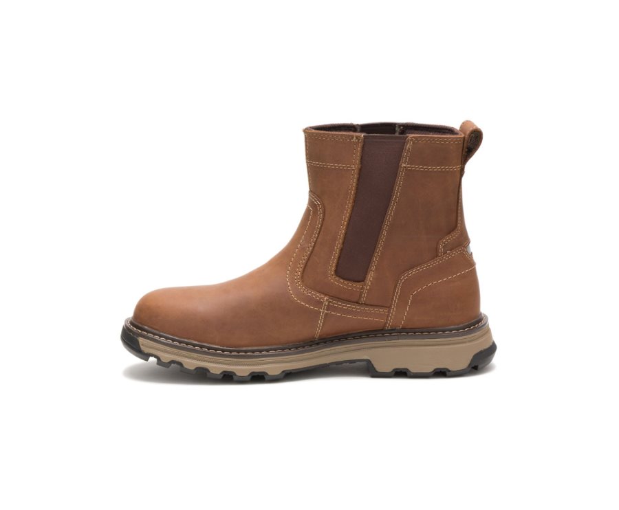 Caterpillar CAT Pelton Werk Boot Werklaarzen Heren Donkerbeige | CAT-915TM