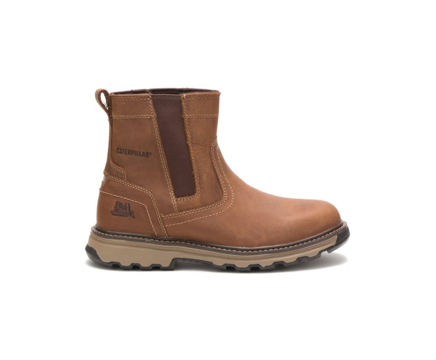 Caterpillar CAT Pelton Werk Boot Werklaarzen Heren Donkerbeige | CAT-915TM