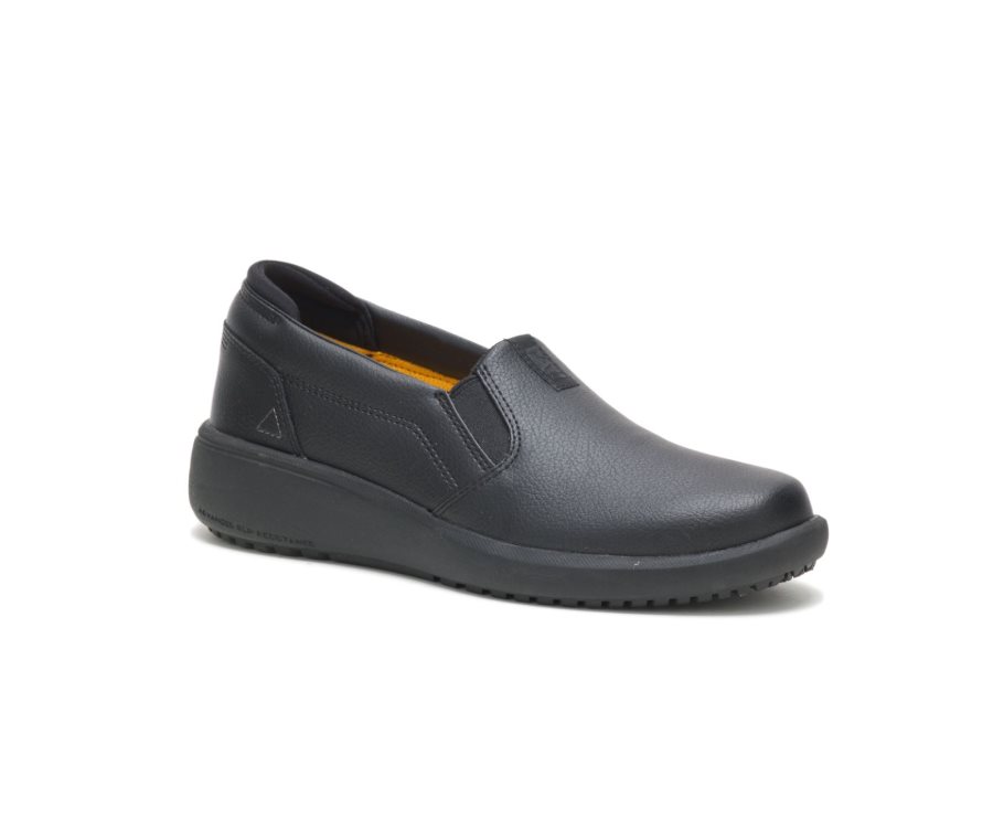 Caterpillar CAT ProRush SR+ Slip On Vrijetijdsschoenen Dames Zwart | CAT-684EA