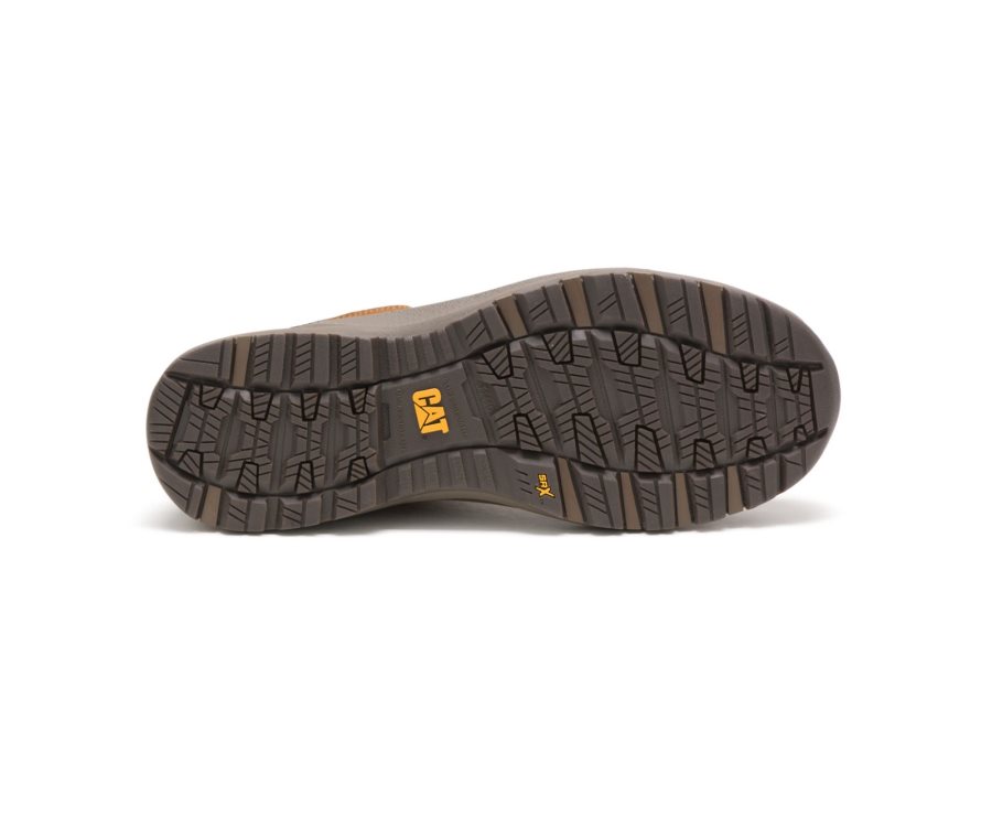 Caterpillar CAT Resolve Composite Neus Werkschoenen Heren Bruin | CAT-724DN