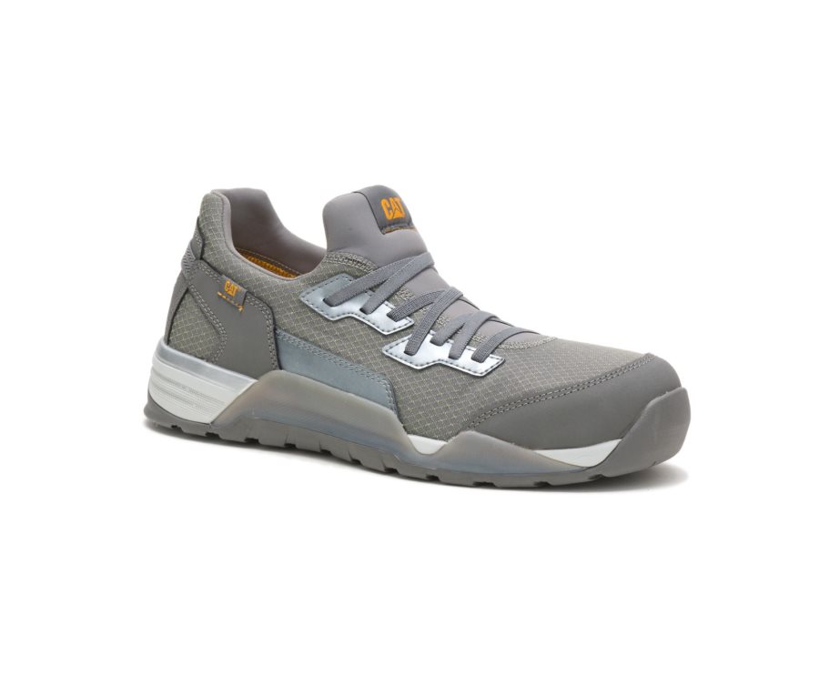 Caterpillar CAT Sprint Textiel Alloy Neus Sneakers Heren Grijs | CAT-205QP