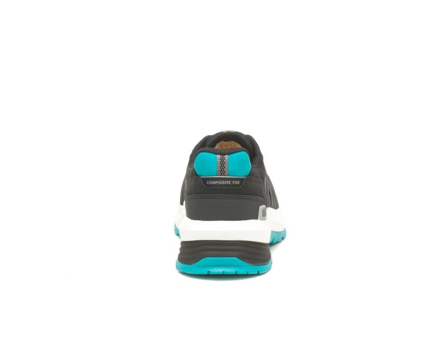 Caterpillar CAT Streamline 2.0 Composite Neus Werkschoenen Dames Zwart Turquoise | CAT-751KO