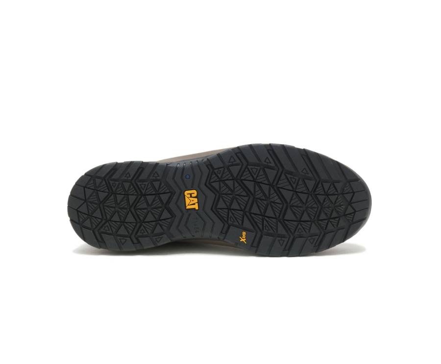 Caterpillar CAT Streamline 2.0 Leren Composite Neus Werkschoenen Heren Bruin | CAT-813KO