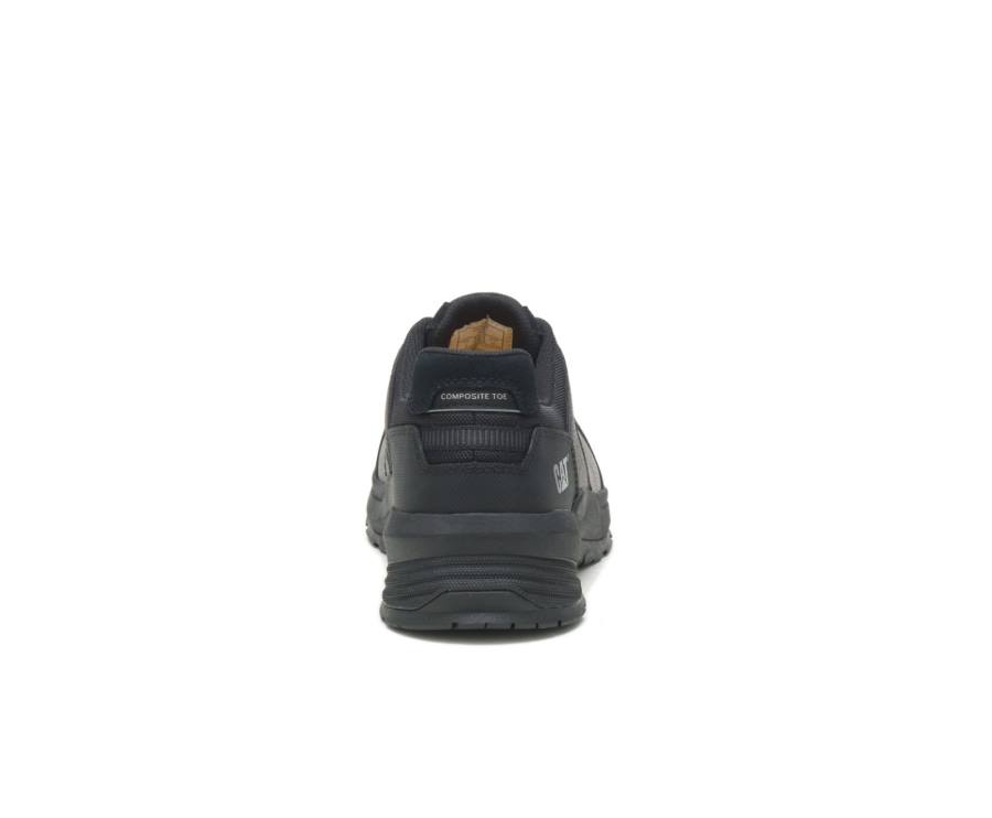 Caterpillar CAT Streamline 2.0 Leren Composite Neus Werkschoenen Heren Zwart | CAT-814KO