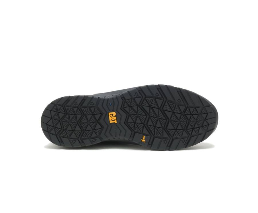 Caterpillar CAT Streamline 2.0 Leren Composite Neus Werkschoenen Heren Zwart | CAT-814KO