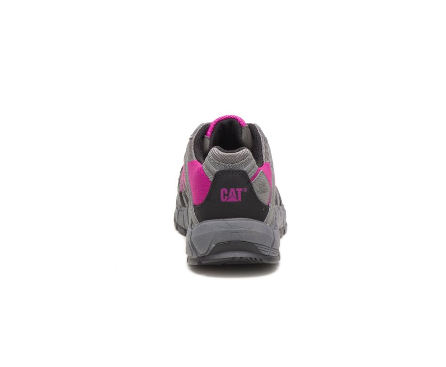 Caterpillar CAT Switch Steel Neus Werkschoenen Dames Diepgrijs Roze | CAT-935DT