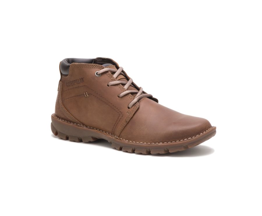 Caterpillar CAT Transform 2.0 Boot Leren Laarzen Heren Donkerbeige | CAT-976KR