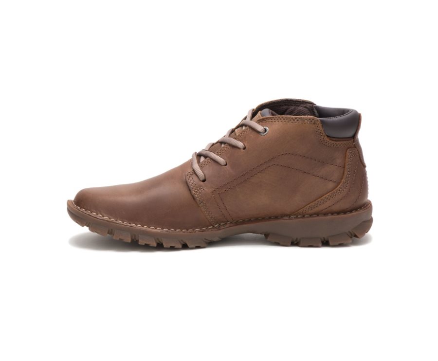 Caterpillar CAT Transform 2.0 Boot Leren Laarzen Heren Donkerbeige | CAT-976KR