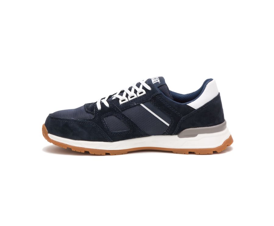 Caterpillar CAT Woodward Steel Neus Sneakers Heren Blauw | CAT-450YG